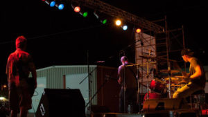 Photo of Valley Center Fall Festival stage.